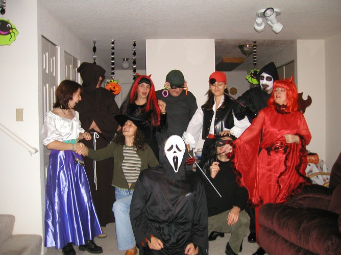 Halloween party at Eduard, 2002
(Click on the picture for the full-size version)