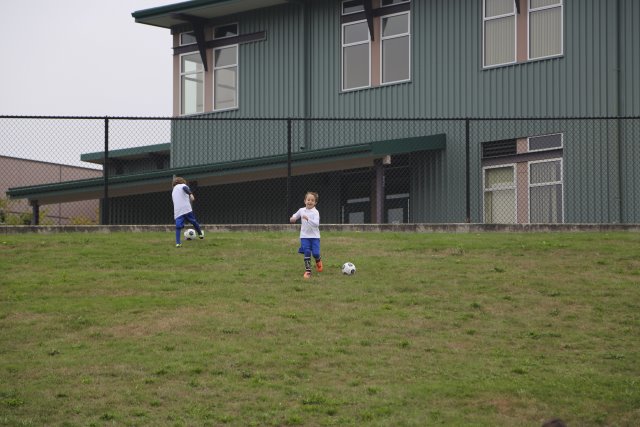 First soccer lesson @ Lake Hills Soccer Club
(Click on the picture for the full-size version)