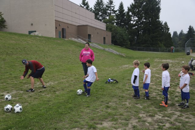 First soccer lesson @ Lake Hills Soccer Club
(Click on the picture for the full-size version)