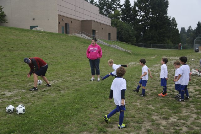 First soccer lesson @ Lake Hills Soccer Club
(Click on the picture for the full-size version)