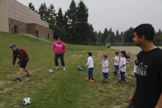 First soccer lesson @ Lake Hills Soccer Club
(Click on the picture for the full-size version)