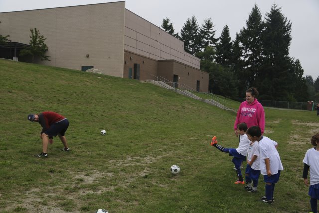 First soccer lesson @ Lake Hills Soccer Club
(Click on the picture for the full-size version)