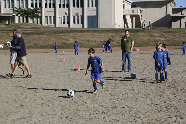 First day of soccer, Lake Hills Soccer Club, 9/13
(Click on the picture for the full-size version)