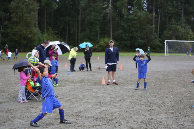 We play soccer, shine or rain.... 10/18
(Click on the picture for the full-size version)