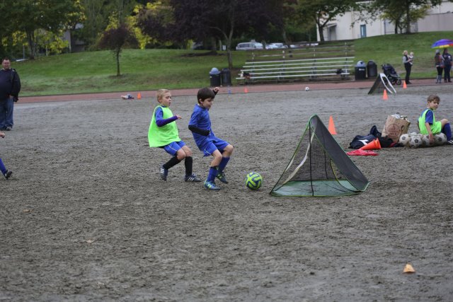 We play soccer, shine or rain.... 10/18
(Click on the picture for the full-size version)
