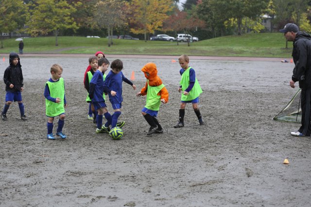 We play soccer, shine or rain.... 10/18
(Click on the picture for the full-size version)