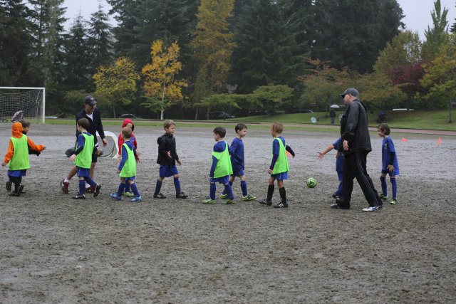 We play soccer, shine or rain.... 10/18
(Click on the picture for the full-size version)