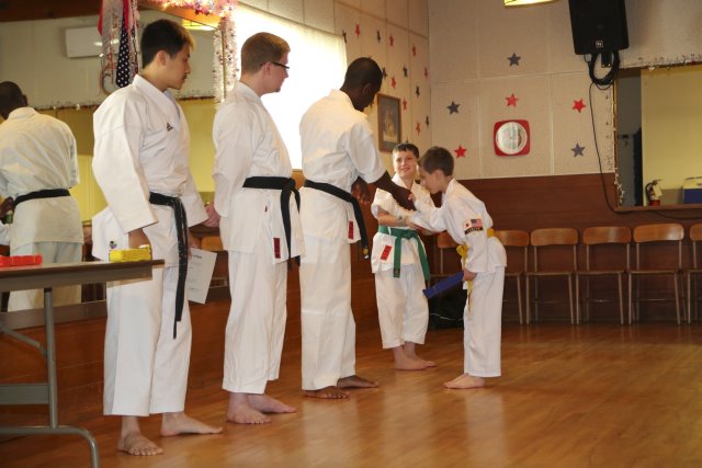 7th Kyu karate promotion
(Click on the picture for the full-size version)