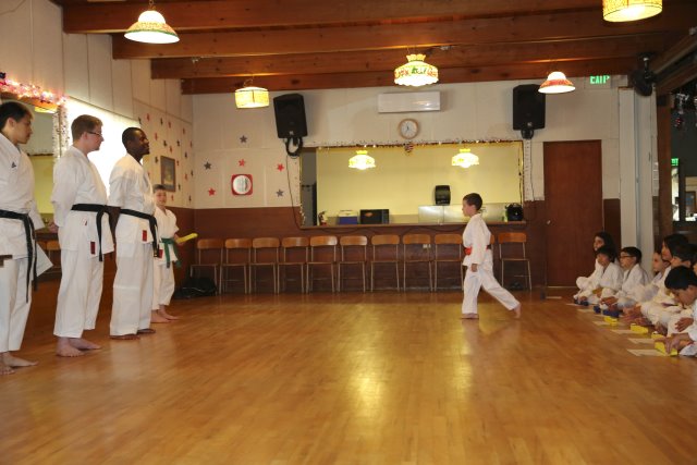 7th Kyu karate promotion
(Click on the picture for the full-size version)