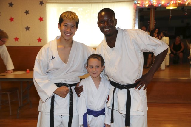 7th Kyu karate promotion
(Click on the picture for the full-size version)