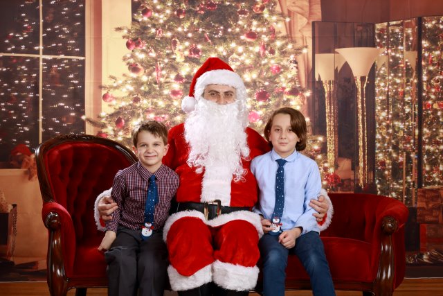 With Santa
(Click on the picture for the full-size version)