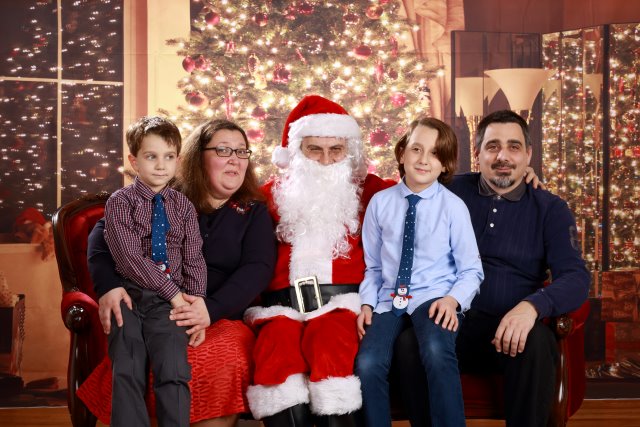 With Santa
(Click on the picture for the full-size version)