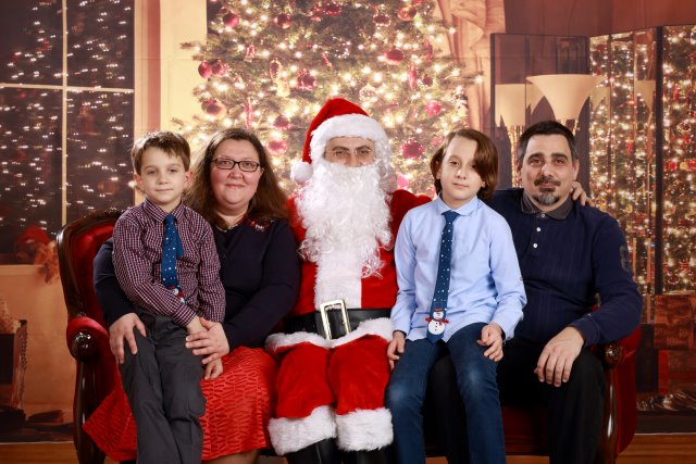 With Santa
(Click on the picture for the full-size version)