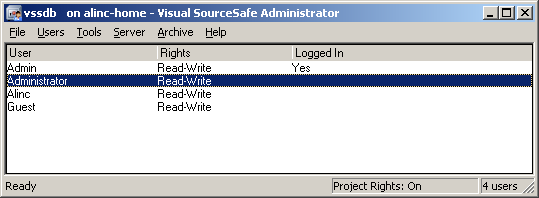 Set NTFS permission on the database folder